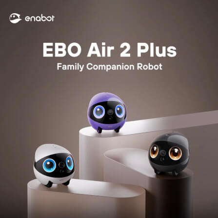 กล้องวงจรปิดหุ่นยนต์ ENABOT EBO AIR 2 PLUS สีเทา_1